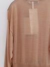 SWAYING 25 Spring/Summer Silk Wool Pullover SW-SW25SS1T18C1-TUO Camel